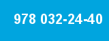 978 032-24-40 978 032-24-40